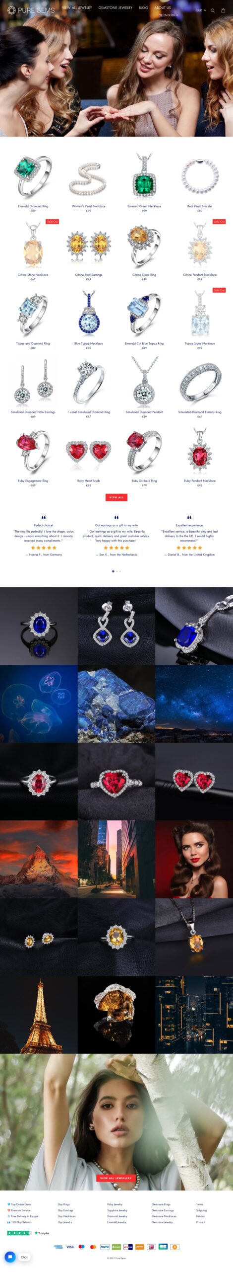 Pure Gems Home